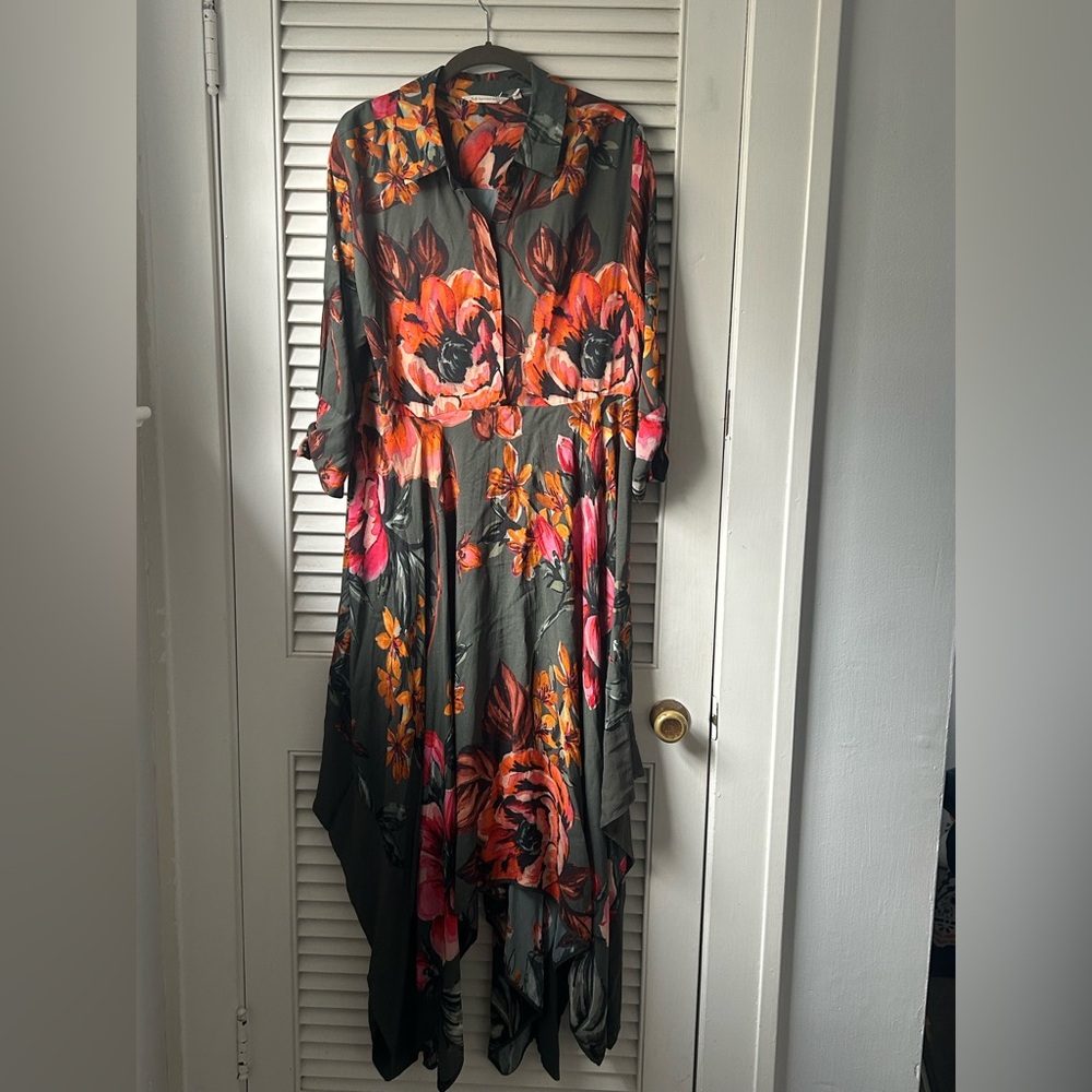 Soft Surroundings floral women’s  dress large
